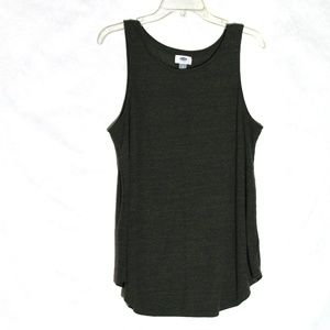 Old Navy Sleeveless Olive Green Top (Size: L)